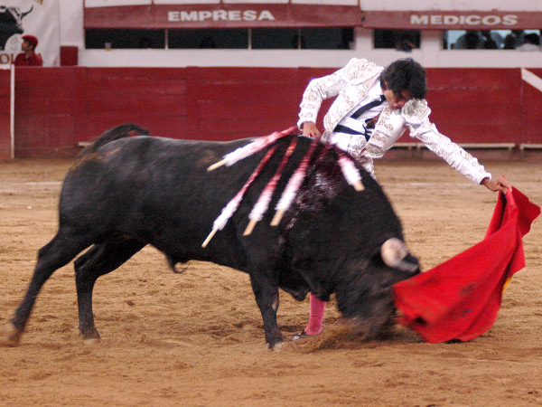 Extendiendo el brazo