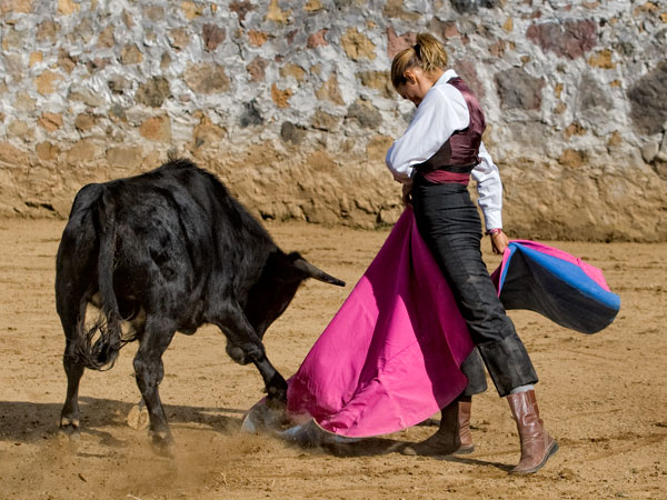 Melina Parra con clase