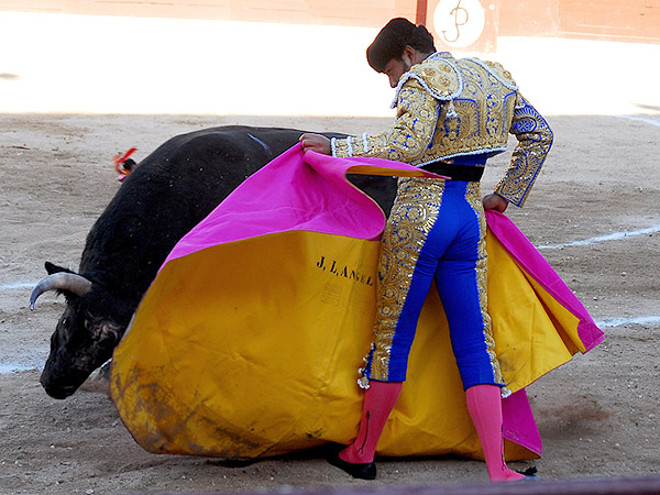 Lance del torero tlaxcalteca