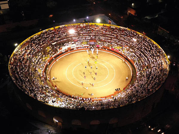 Espectacular vista de la plaza