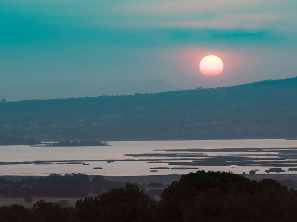 Bello atardecer tlaxcalteca