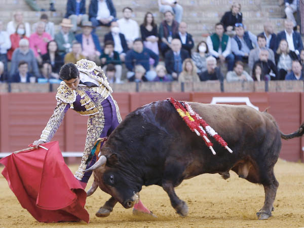 Ovacionado en la faena