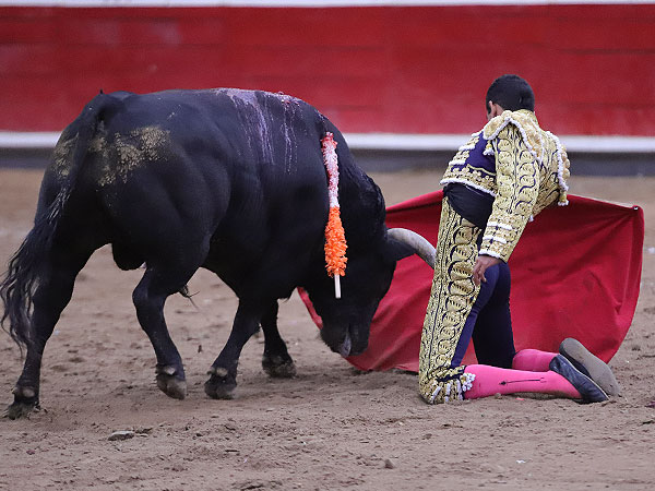 De hinojos corriendo la mano