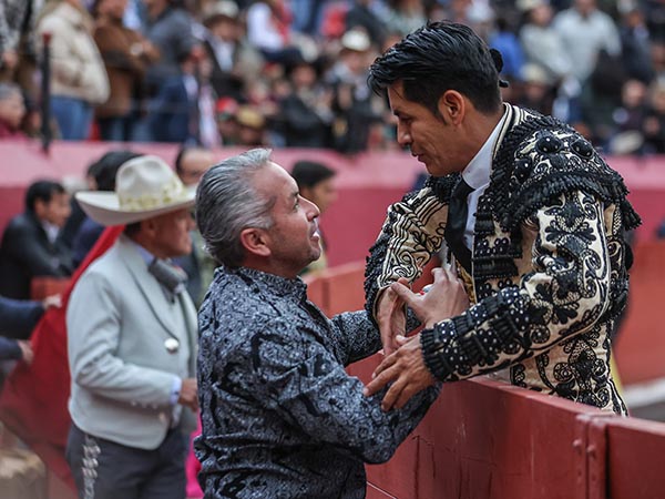 Con el alcalde de Pachuca