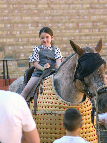 Caballista feliz