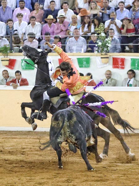 Valientes, jaca y jinete