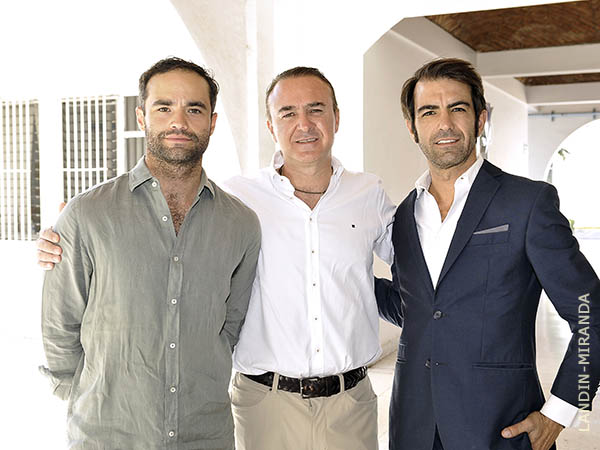 Juan Pablo, Alberto y Arturo