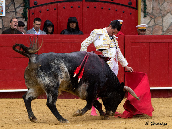 Sentado en los riones