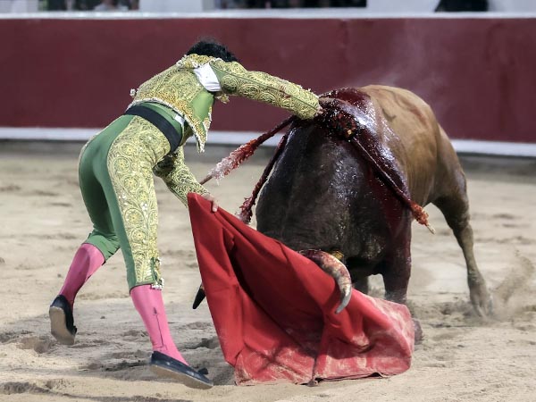 Espadazo hasta las cintas