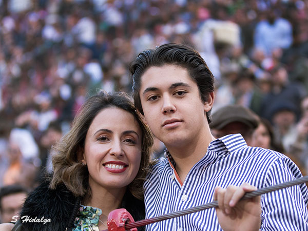 Fernanda y su hijo Mximo