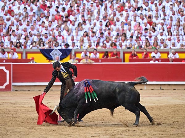 Blanco y rojo en el tendido