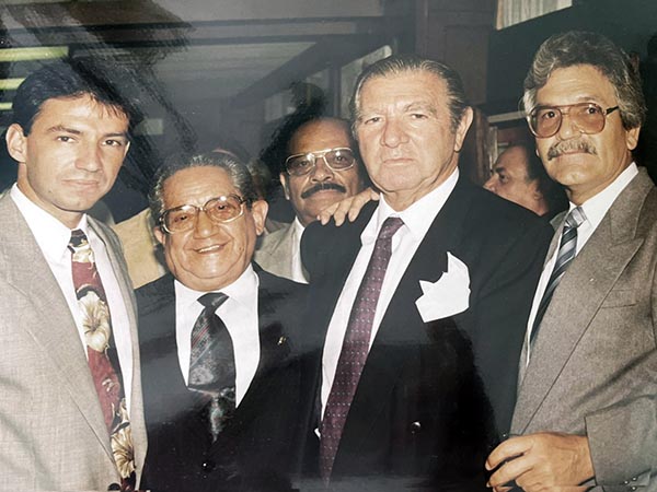 Con Gutirrez, Guilln y don Antonio Ariza