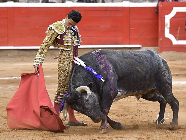 La barbilla en el pecho