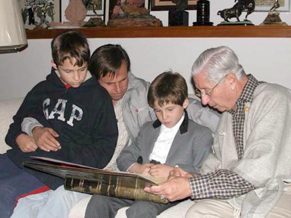 Pepe Chafik con los Llaguno toreros