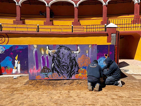 Arte plstico entrelazado con tauromaquia