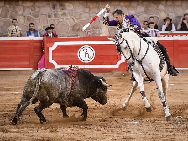 Espectacular caballista