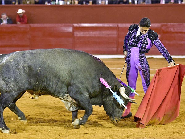 La muleta con las yemas de los dedos