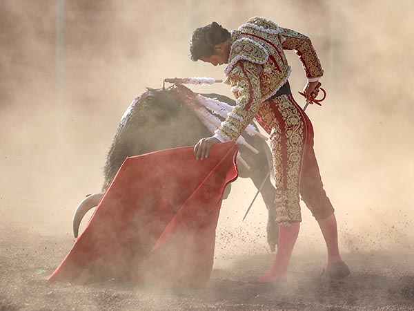 Marcando el trazo al negro