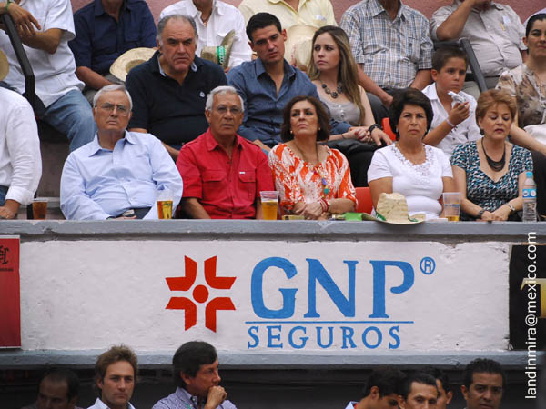 Teodoro Olivares en su palco