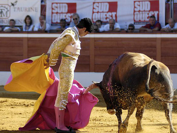 El quite en el toro anterior