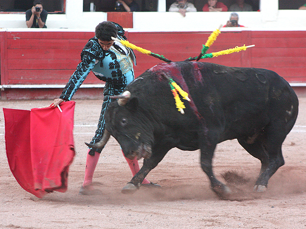 Asentado y torero