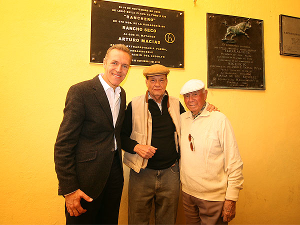 Con Don Neto y Heriberto