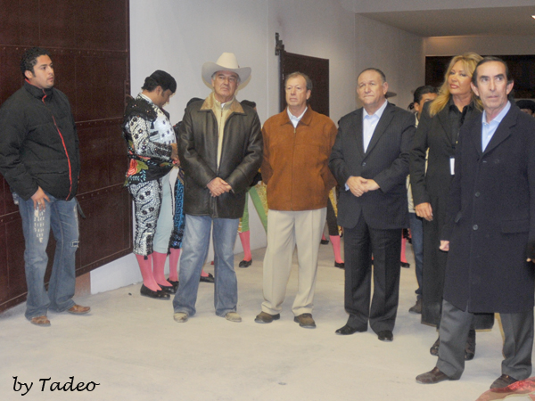 Los socios listos para la ceremonia