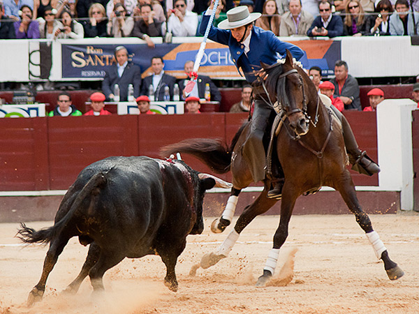 Pablo Hermoso con el tercero