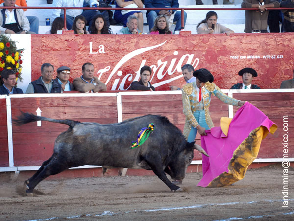 Ismael Rodrguez con el capote