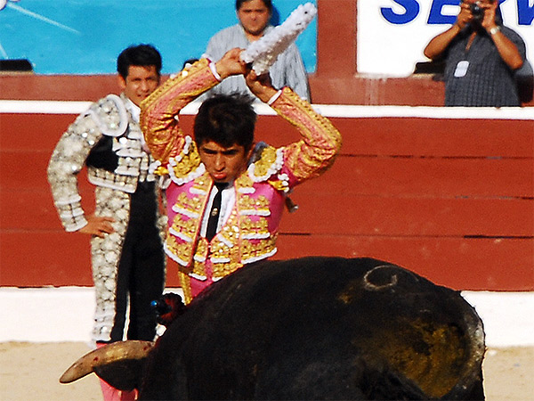 Joselito, con los palos