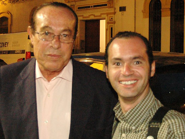 Con el maestro Curro Romero