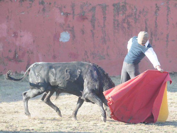 Galindo con la muleta