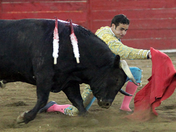 El remate rodilla en tierra