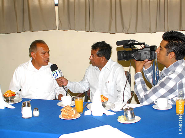 Francisco Gutirrez, en la TV local