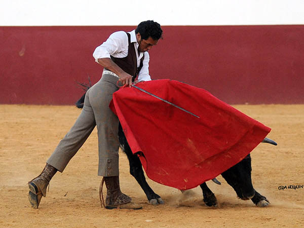 Muletazo a dos manos