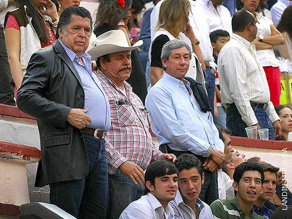 Ganaderos en su palco