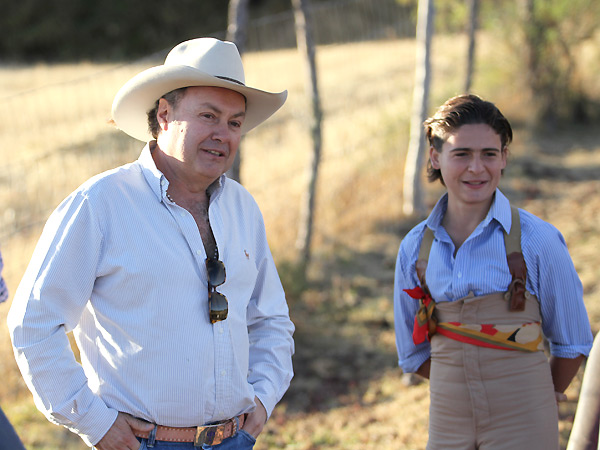 Con el ganadero Julio Uribe Barroso