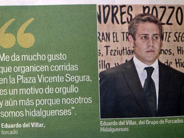 Valiosa opinin en un diario