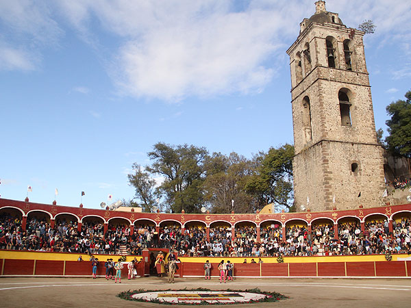 La hermosa plaza de Tlaxcala