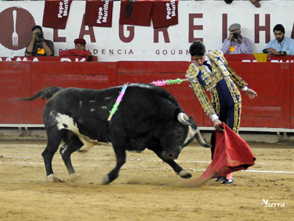 Aguantó a pie firme